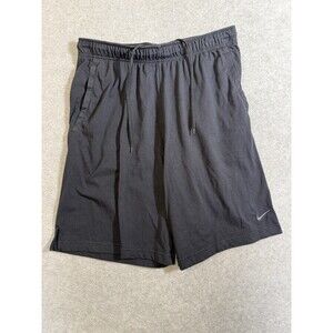 Nike Dri-FIT Shorts Mens XL Pockets Navy Blue Training Running Athletic Gym